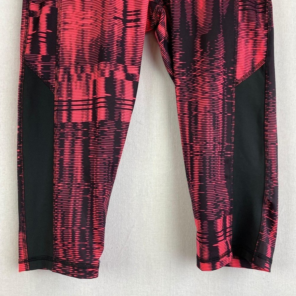 Adidas Red Pattern Capri Legging - image 3